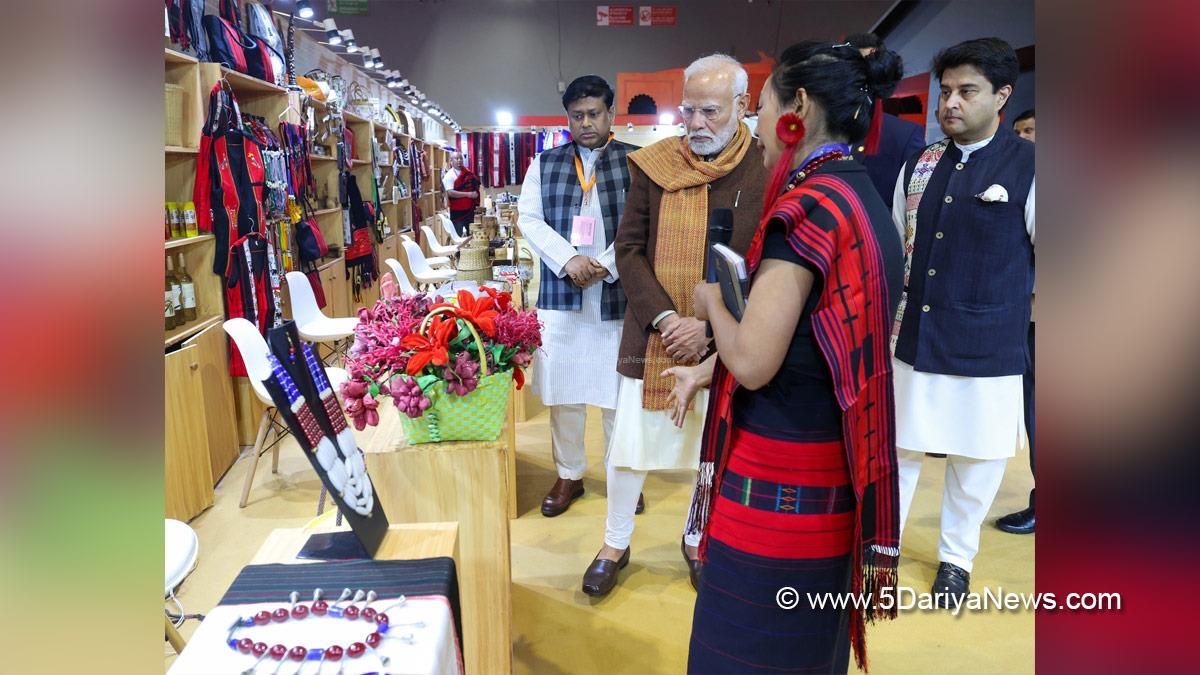 Narendra Modi, Modi, BJP, Bharatiya Janata Party, Prime Minister of India, Prime Minister, Narendra Damodardas Modi, Ashtalakshmi Mahotsav, Mahaparinirvana Divas, Dr B R Ambedkar, Jyotiraditya Scindia, Jyotiraditya Madhavrao Scindia