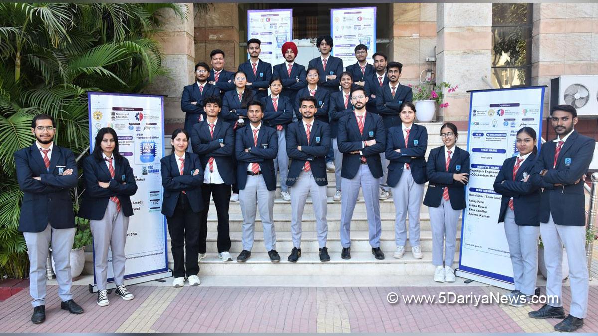 CGC Landran, Landran, Chandigarh Group Of Colleges, Satnam Singh Sandhu, Rashpal Singh Dhaliwal, Smart India Hackathon, SIH, Smart India Hackathon 2024, SIH 2024