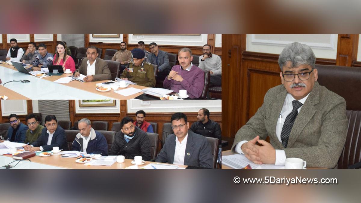 Atal Dulloo, Kashmir, Jammu And Kashmir, Jammu & Kashmir, Chief Secretary Kashmir, State Executive Committee, SEC, State Disaster Response Fund, SDRF