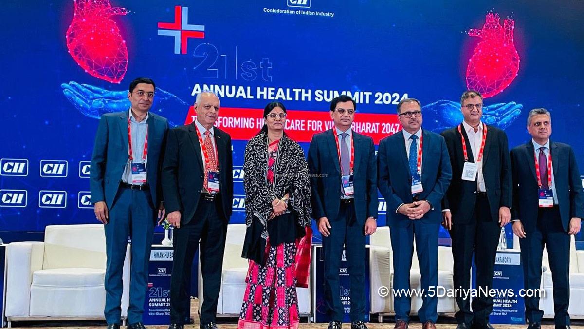 Anupriya Patel, BJP, Bharatiya Janata Party, Union Minister of State for Health and Family Welfare, Confederation of Indian Industry, CII, Viksit Bharat 2047, 21st CII Health Summit 2024