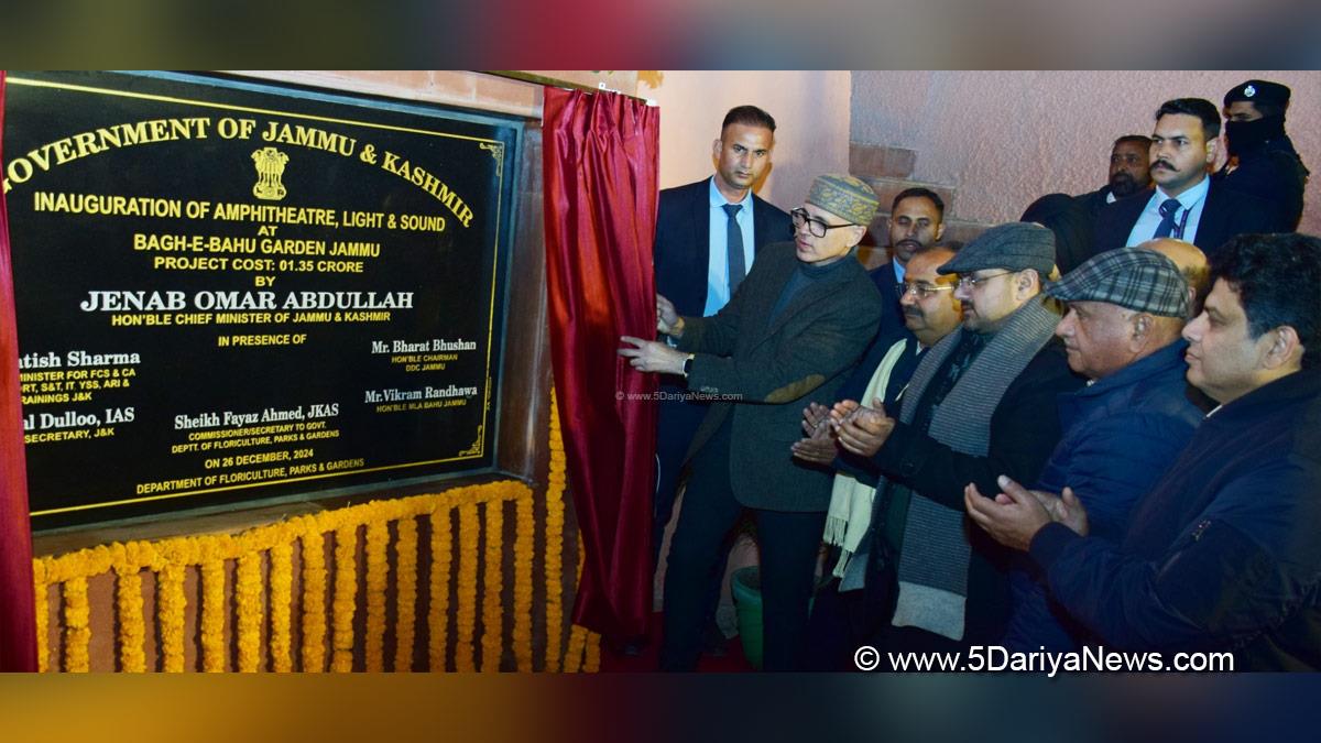 Omar Abdullah, Chief Minister of J&K, Jammu and Kashmir National Conference, National Conference, Srinagar, Kashmir, Jammu And Kashmir, Jammu & Kashmir, Satish Sharma, Suresh Kumar Gupta, Sarmad Hafeez, Vikram Randhawa