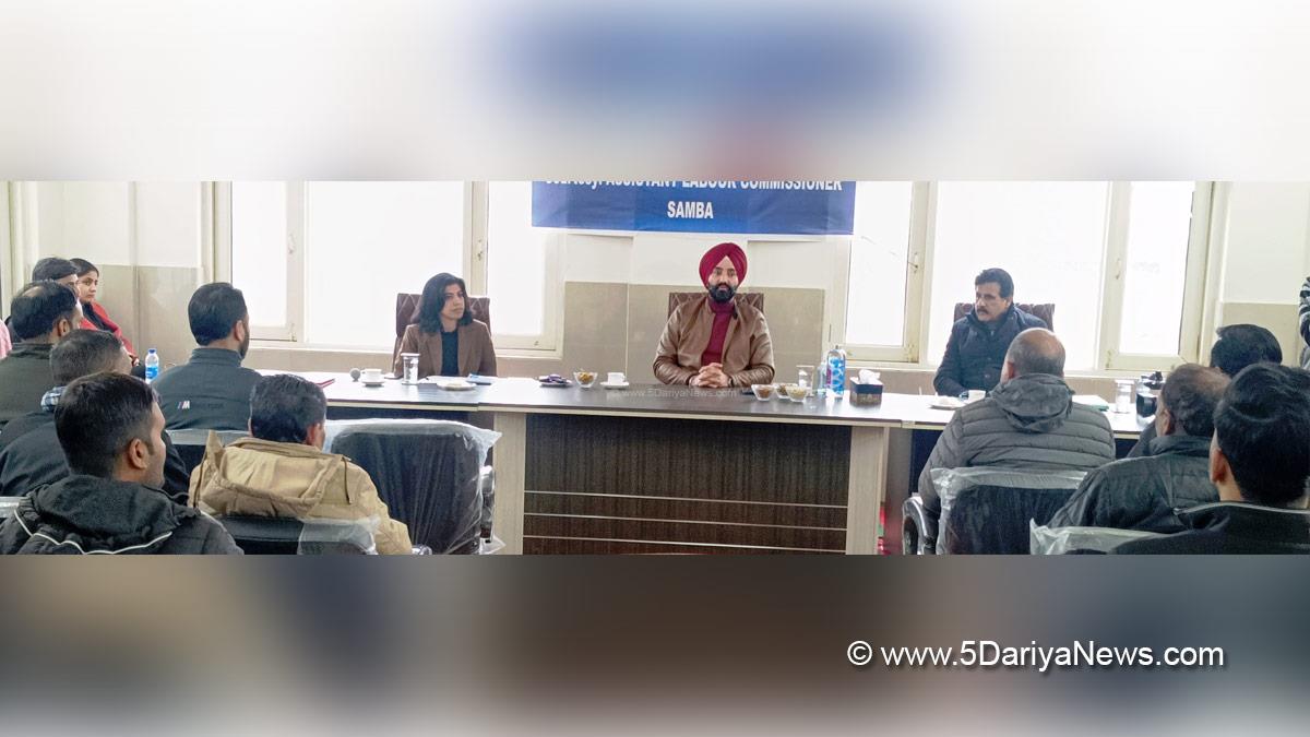 Charandeep Singh, Labour Commissioner J&K, Kashmir, Jammu And Kashmir, Jammu & Kashmir, Samba