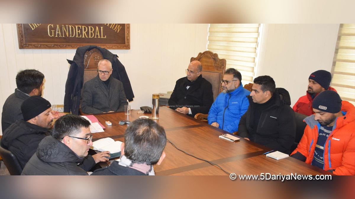 Omar Abdullah, Chief Minister of J&K, Jammu and Kashmir National Conference, National Conference, Srinagar, Kashmir, Jammu And Kashmir, Jammu & Kashmir, Nasir Aslam Wani, Shyambir, Ganderbal, Deputy Commissioner Ganderbal