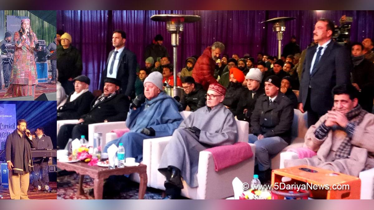 Omar Abdullah, Chief Minister of J&K, Jammu and Kashmir National Conference, National Conference, Srinagar, Kashmir, Jammu And Kashmir, Jammu & Kashmir, Surinder Kumar Choudhary, Dr Farooq Abdullah, Dr. Farooq Abdullah, Nasir Aslam Wani, Altaf Ahmad Wani, Winter Carnival Festival, Pahalgam Club, Pahalgam