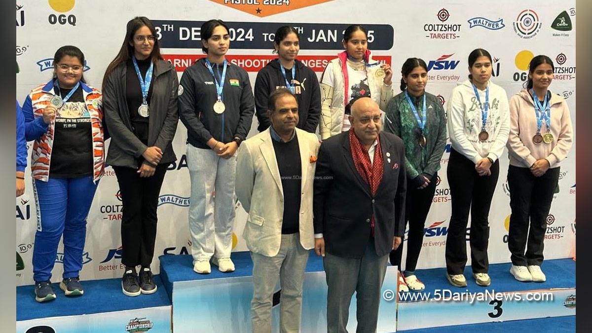 Rayat Bahra University, Rayat Bahra Group of Institutions, RBGI, Gurvinder Singh Bahra, 67th National Shooting Championship Competition Pistol