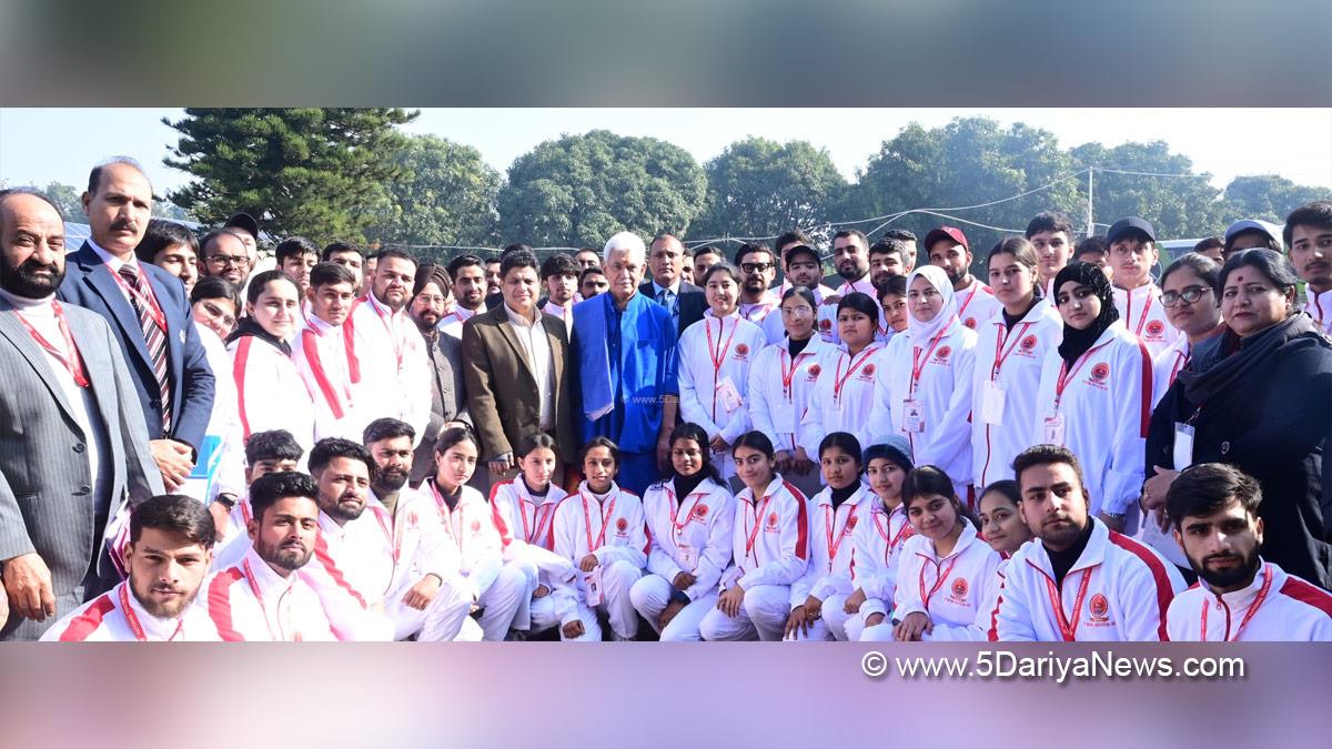 Manoj Sinha, Lieutenant Governor J&K, Raj Bhavan, Jammu, Srinagar, Kashmir, Jammu And Kashmir, Jammu & Kashmir, Sarmad Hafeez, National Youth Festival, National Youth Festival 2025