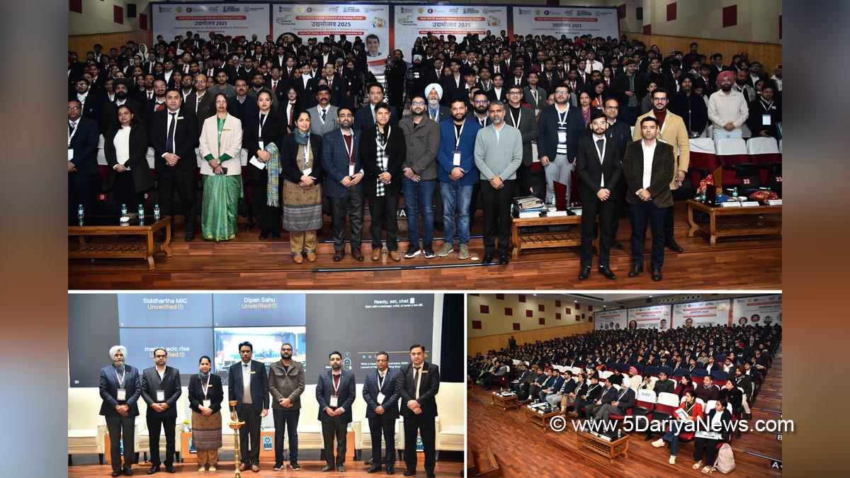 CGC Landran, Landran, Chandigarh Group Of Colleges, Satnam Singh Sandhu, Rashpal Singh Dhaliwal, Chandigarh Engineering College, CEC, National Startup Day, Udyamotsav 2025