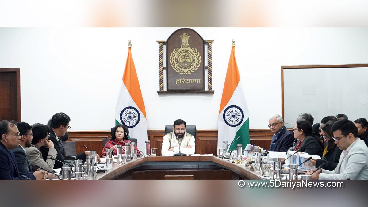 Nayab Singh Saini, Haryana, Bharatiya Janata Party, BJP, Haryana Chief Minister, Chief Minister of Haryana, BJP Haryana, Shruti Choudhary, Dr. Vivek Joshi,Chief Secretary Haryana