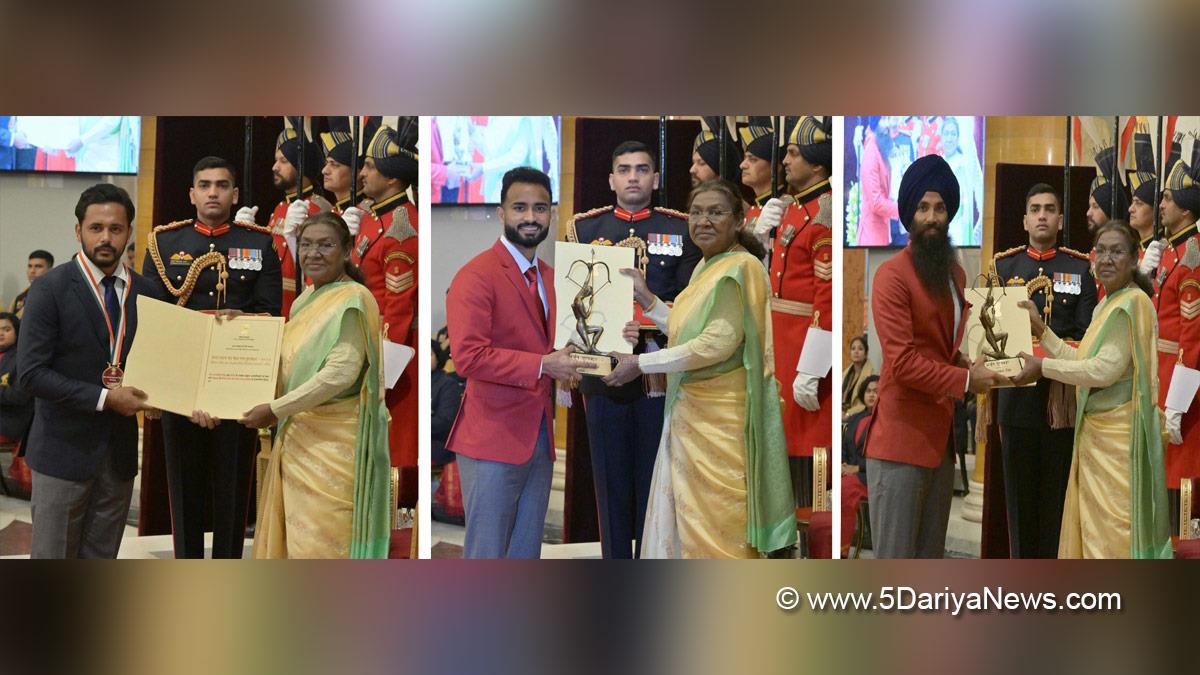 Lovely Professional University, Jalandhar, Phagwara, LPU, LPU Campus, Ashok Mittal, Rashmi Mittal, Harmanpreet Singh, Sukhjeet Singh, Jarmanpreet Singh, National Sports Awards 2025, Droupadi Murmu, President, BJP, Bhartiya Janta Party