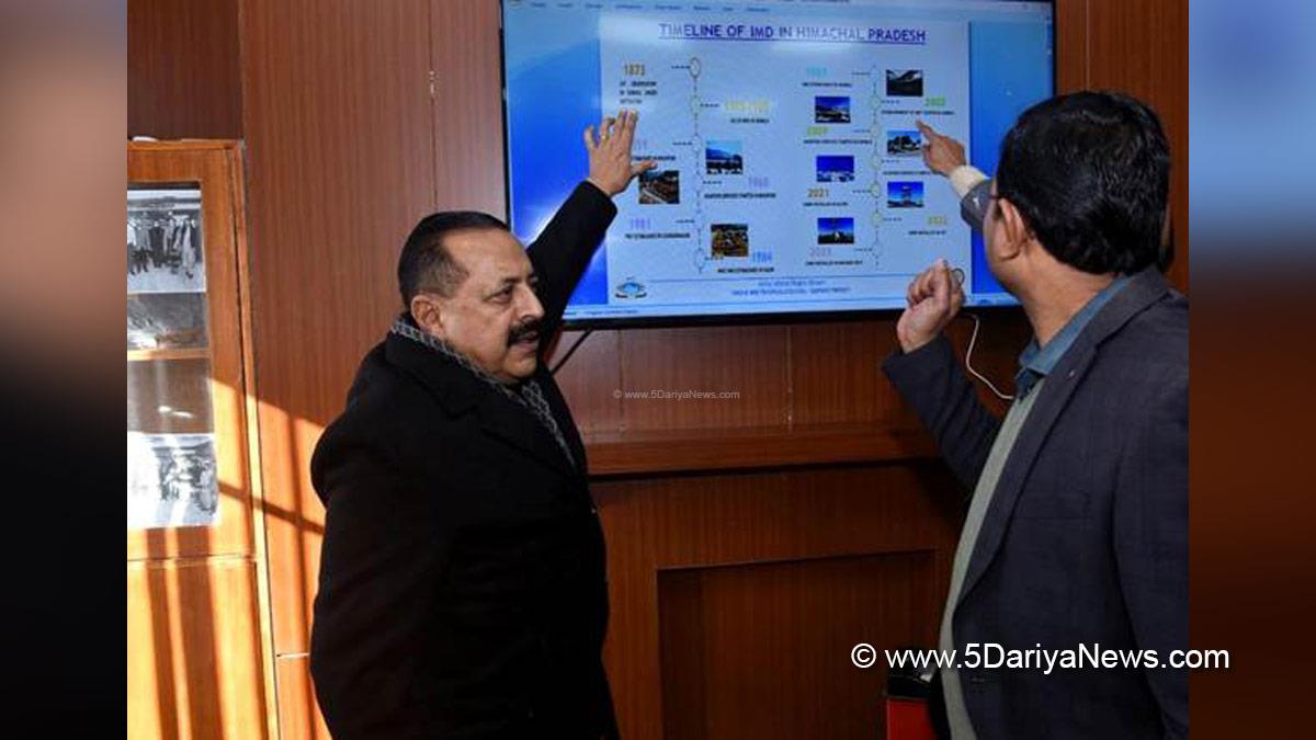 Dr Jitendra Singh, Dr. Jitendra Singh, Bharatiya Janata Party, BJP, India Meteorological Department, IMD