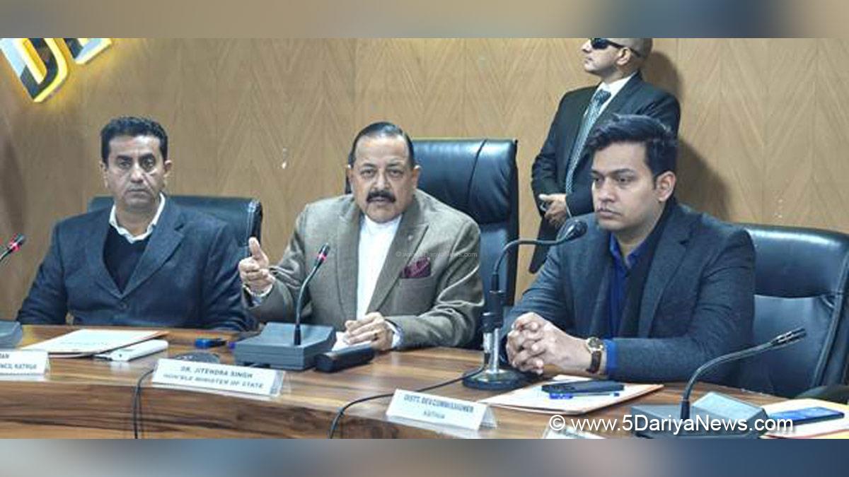 Dr Jitendra Singh, Dr. Jitendra Singh, Bharatiya Janata Party, BJP, Rakesh Minhas, Dr. Rakesh Minhas, Kathua, DDC Kathua, District Development Commissioner Kathua, Kashmir, Jammu And Kashmir, Jammu & Kashmir, District Administration Kathua