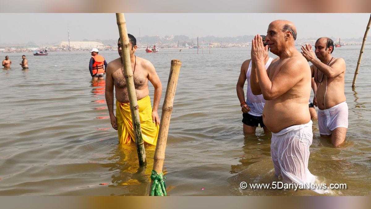 Rajnath Singh, Union Defence Minister, Defence Minister of India, BJP, Bharatiya Janata Party, Prayagraj, Mahakumbh, Mahakumbh 2025, Triveni Sangam