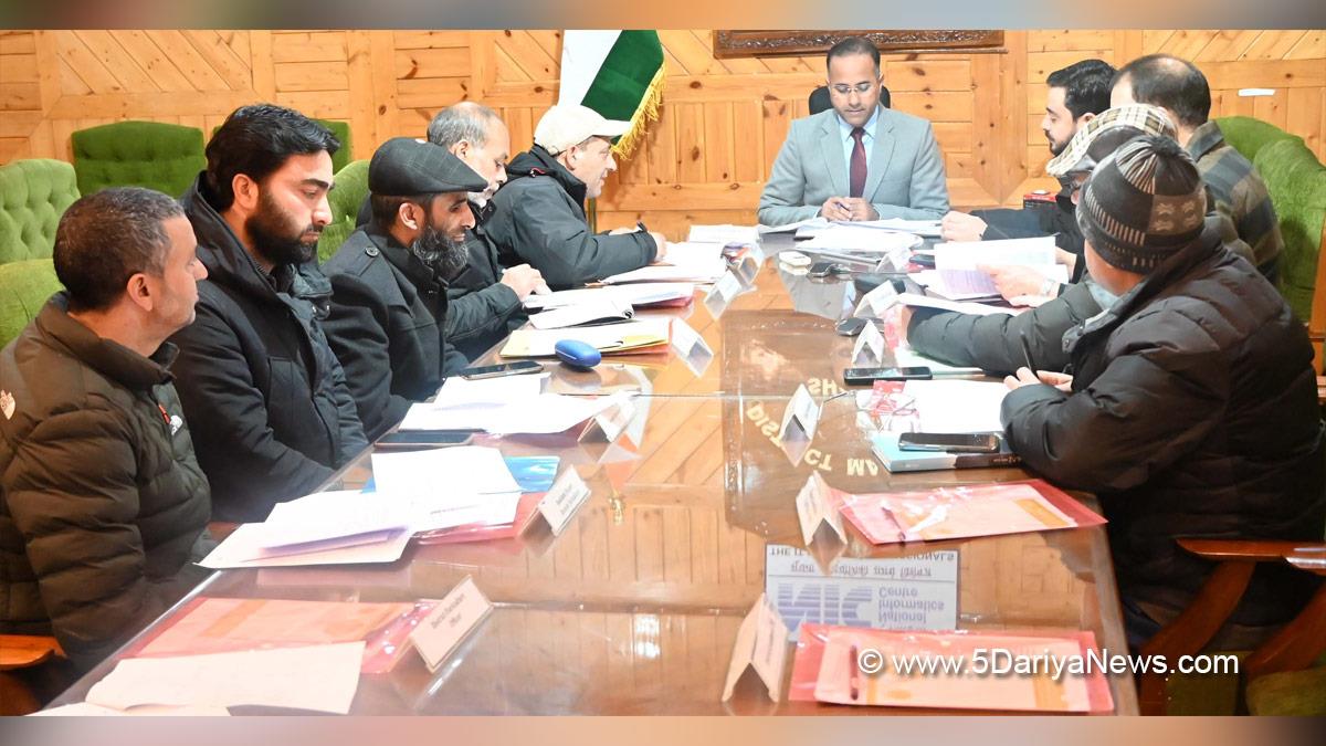 Mohammad Shahid Saleem, Mohammad Shahid Saleem Dar, Shopian, DDC Shopian, District Development Commissioner Shopian, Kashmir, Jammu And Kashmir, Jammu & Kashmir, District Administration Shopian, District Level Technical Committee, DLTC