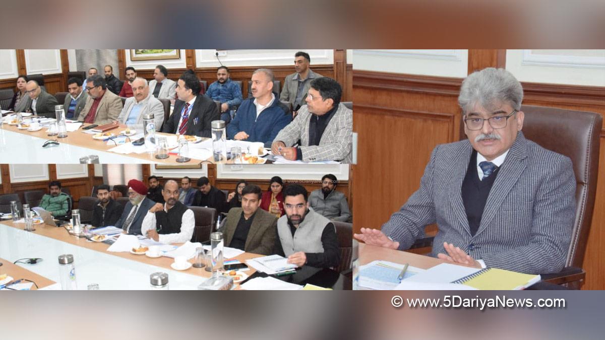 Atal Dulloo, Kashmir, Jammu And Kashmir, Jammu & Kashmir, Chief Secretary Kashmir, State Health Agency, SHA, Governing Council Meeting, 9th Governing Council Meeting, Dr Syed Abid Rasheed, Dr. Syed Abid Rasheed Shah