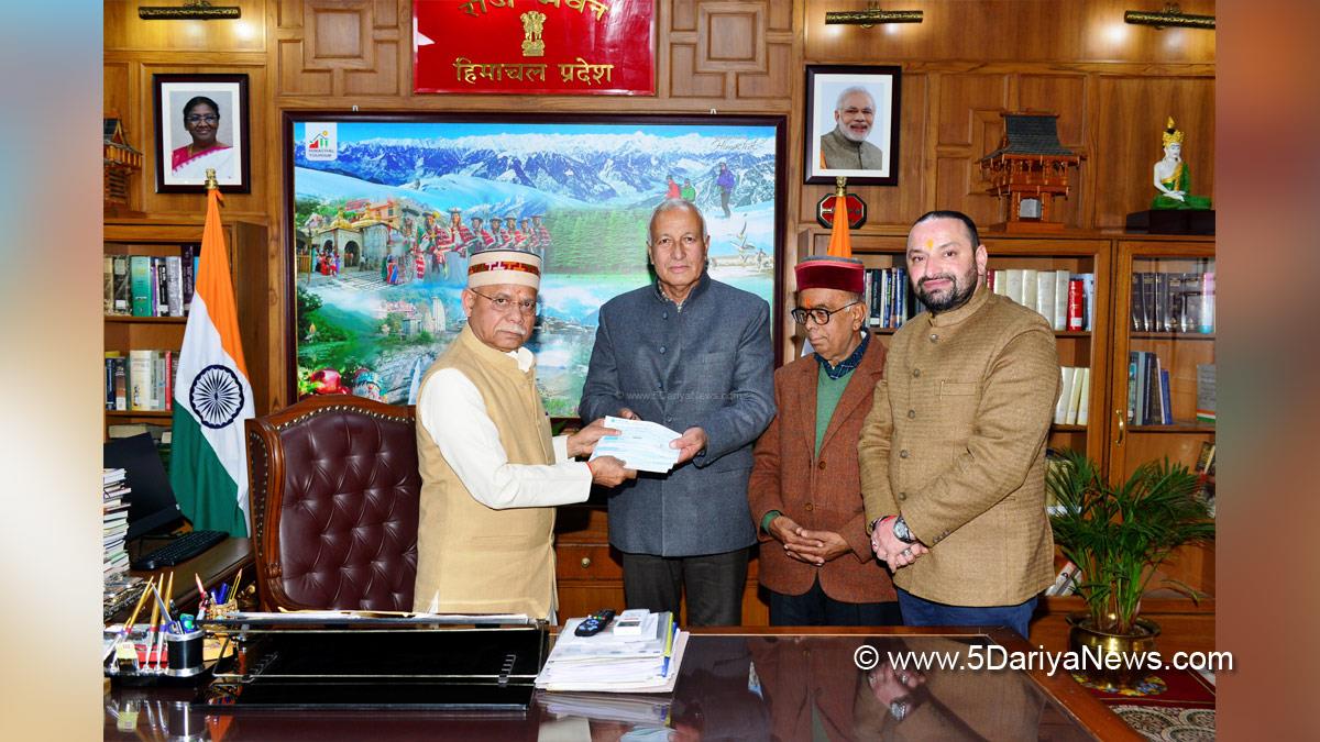 Shiv Pratap Shukla, Himachal Pradesh, Himachal, Bharatiya Janata Party, BJP, BJP Himachal, Shimla, Raj Bhawan