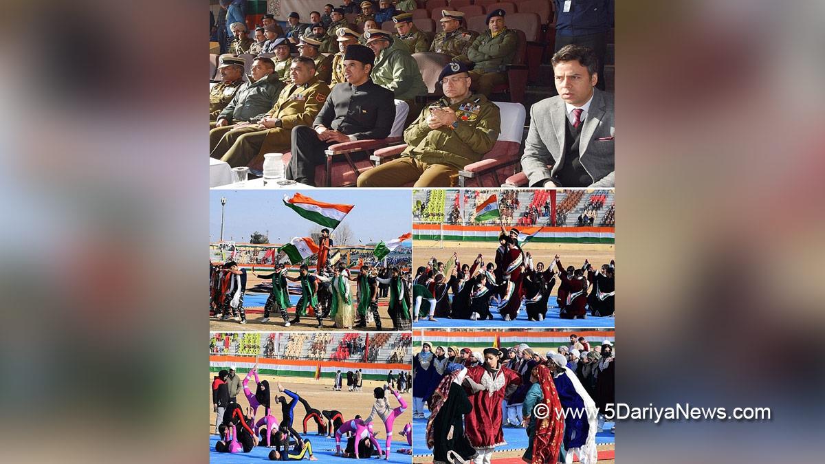 Vijay Kumar Bidhuri, Srinagar, DDC Kashmir, Divisional Commissioner Kashmir, Jammu, Kashmir, Jammu And Kashmir, Jammu & Kashmir, District Administration Srinagar, Dr. Bilal Mohi-Ud-Din Bhat, Srinagar, Deputy Commissioner Srinagar, 76th Republic Day, Republic Day 2025, Republic Day of India, Republic Day Parade 2025 