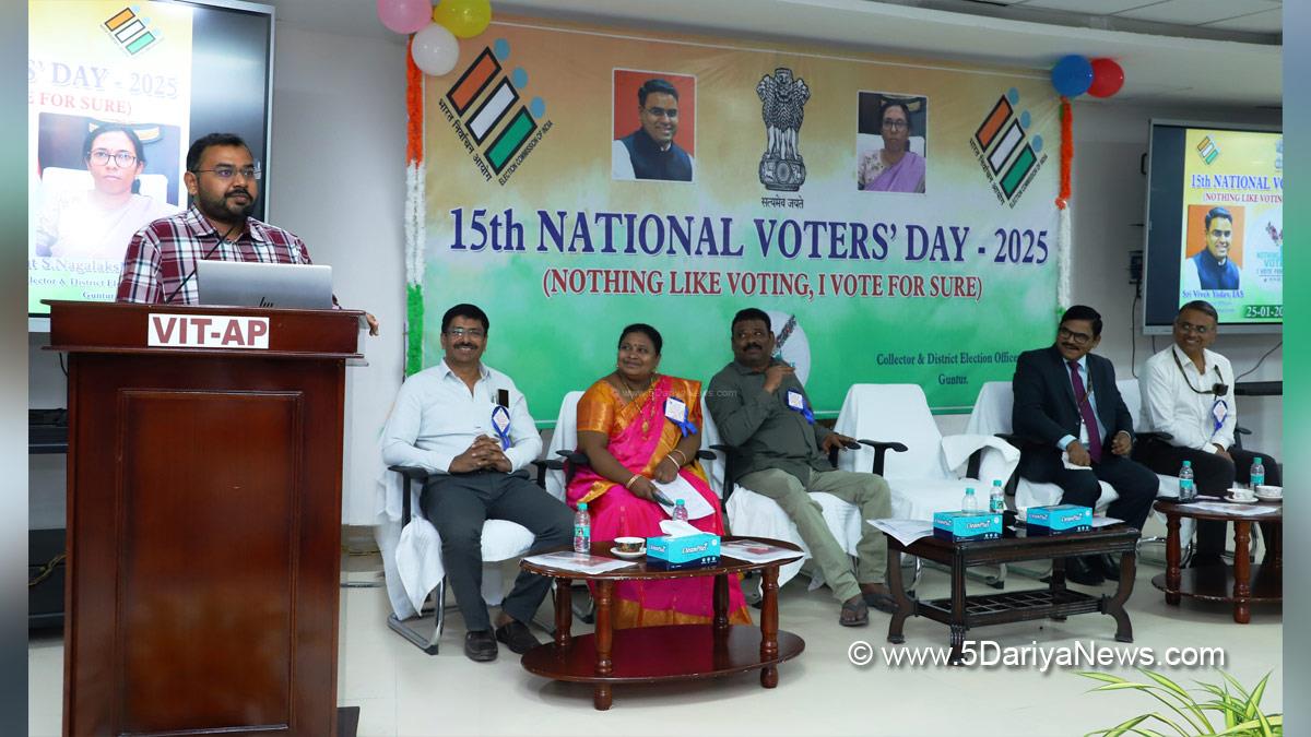 University, VIT AP University, Dr. S.V. Kota Reddy, 15 National Voter Day, Amaravati