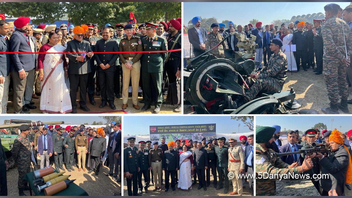 Gulab Chand Kataria, Governor of Punjab, Punjab Governor, Punjab Raj Bhavan, Jitendra Jorwal, DC Ludhiana, Ludhiana, Deputy Commissioner Ludhiana, Rajinderpal Kaur Chhina, Daljit Singh Bhola Grewal, Kulwant Singh Sidhu, KAP Sinha, Gaurav Yadav