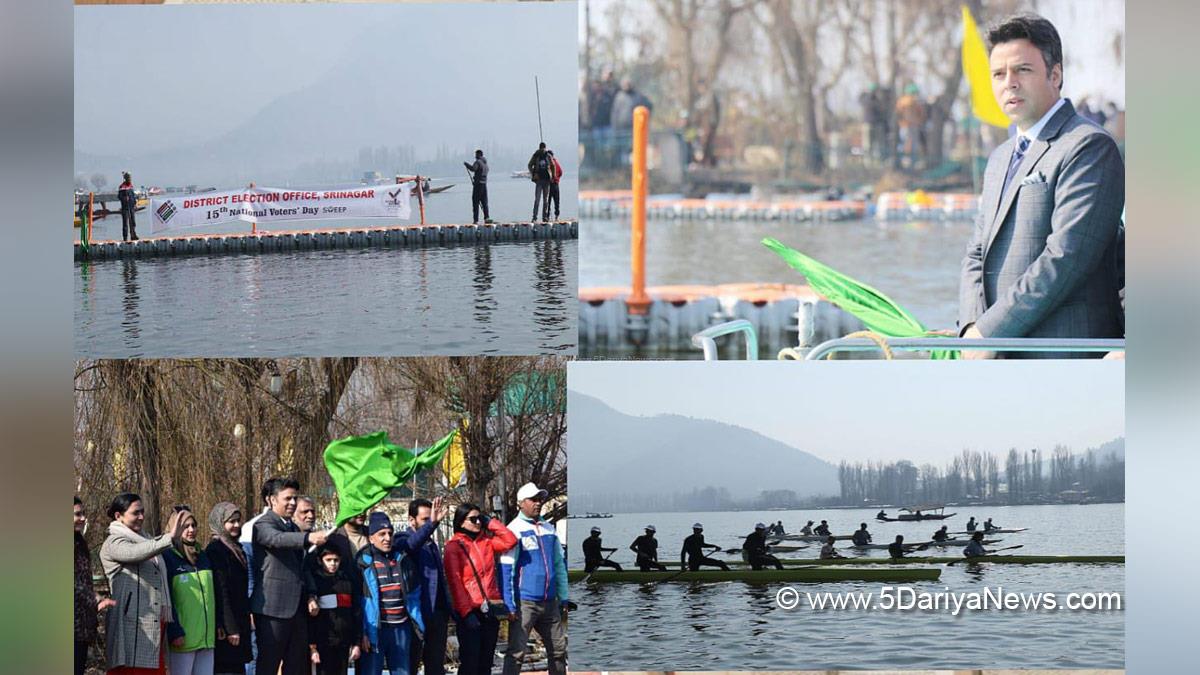 Dr. Bilal Mohi-Ud-Din Bhat, Srinagar, Deputy Commissioner Srinagar, Kashmir, Jammu And Kashmir, Jammu & Kashmir, District Administration Srinagar, National Voters Day, 15th National Voters Day