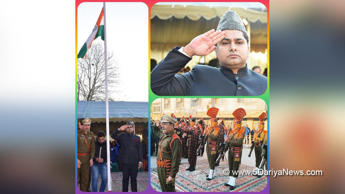 Dr Owais Ahmad, Dr. Owais Ahmed, Srinagar Municipal Corporation, SMC, Srinagar, Kashmir, Jammu And Kashmir, Jammu & Kashmir, 76th Republic Day, Republic Day of India, Republic Day 2025, Republic Day Parade 2025