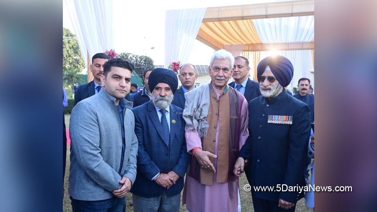 Manoj Sinha, Lieutenant Governor J&K, Raj Bhavan, Jammu, Srinagar, Kashmir, Jammu And Kashmir, Jammu & Kashmir, 76th Republic Day, Republic Day of India, Republic Day 2025, Republic Day Parade 2025, National flag