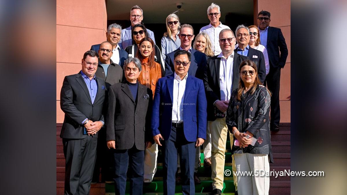 Kiren Rijiju, BJP, Bharatiya Janata Party, Union Minister of Law and Justice, YPO Global Delegation