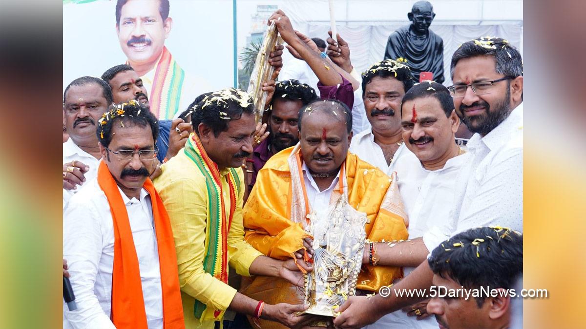 H. D. Kumaraswamy, HD Kumaraswamy, Bharatiya Janata Party, BJP, Bhupathiraju Srinivasa Varma, Visakhapatnam Steel Plant, Visakhapatnam