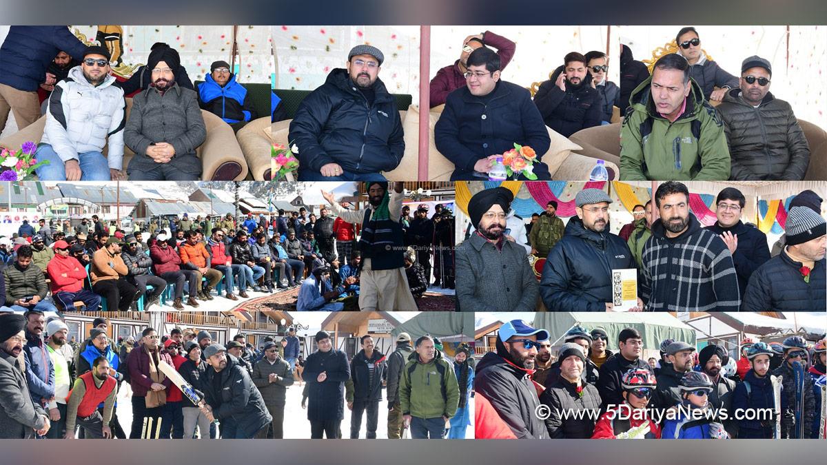 Satish Sharma, Srinagar, Jammu and Kashmir National Conference, National Conference, Kashmir, Jammu And Kashmir, Jammu & Kashmir, Jatin Kishore, Ganderbal, Deputy Commissioner Ganderbal, Skiing Training Course