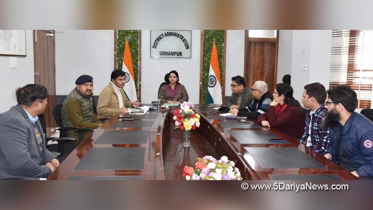 Saloni Rai, Udhampur, DDC Udhampur, District Development Commissioner Udhampur, Kashmir, Jammu And Kashmir, Jammu & Kashmir, District Administration Udhampur