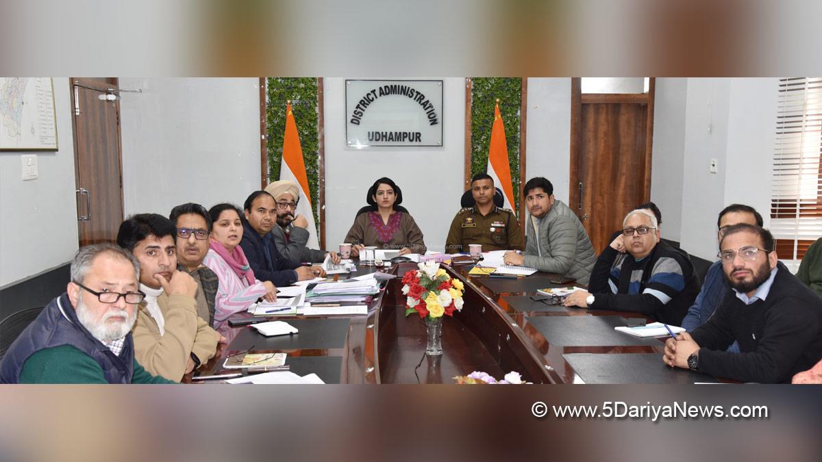 Saloni Rai, Udhampur, DDC Udhampur, District Development Commissioner Udhampur, Kashmir, Jammu And Kashmir, Jammu & Kashmir, District Administration Udhampur