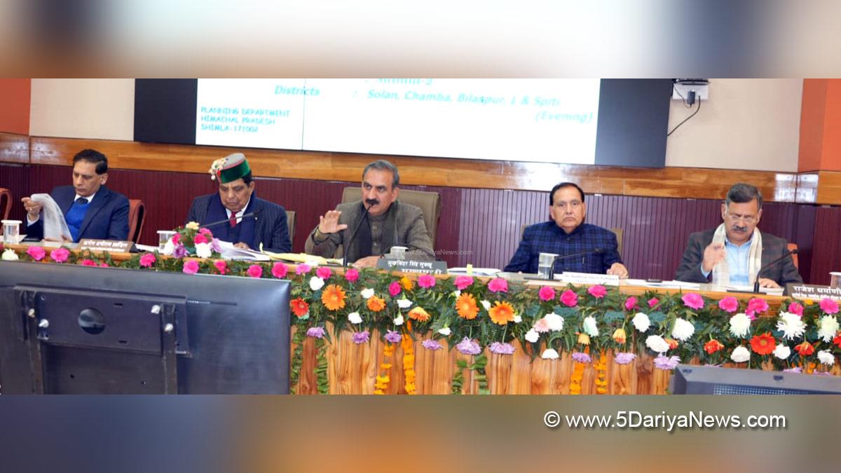 Himachal CM Sukhvinder Singh Sukhu emphasizes rural development, self-reliance, and infrastructure in budget talks with MLAs. Key focus areas include dairy support, e-commerce for women, tourism, road projects, and NABARD-funded initiatives