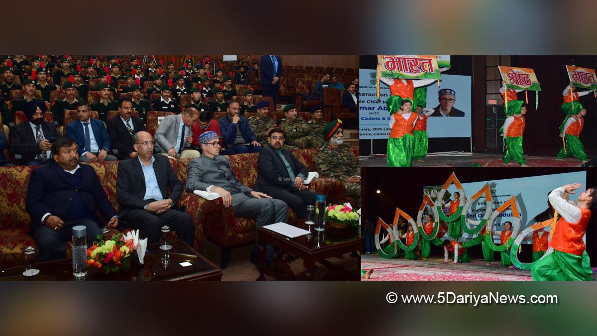 Omar Abdullah, Chief Minister of J&K, Jammu and Kashmir National Conference, National Conference, Srinagar, Kashmir, Jammu And Kashmir, Jammu & Kashmir, National Cadet Corps, NCC, Republic Day, Satish Sharma, Nasir Aslam Wani, Dheeraj Gupta, Major General Anupinder Bevli