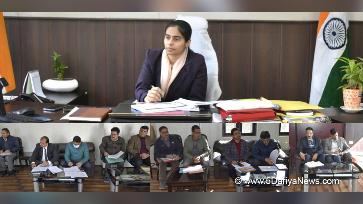 Nidhi Malik, Reasi, Deputy Commissioner Reasi, Kashmir, Jammu And Kashmir, Jammu & Kashmir, District Administration Reasi, Holistic Agriculture Development Programme, HADP