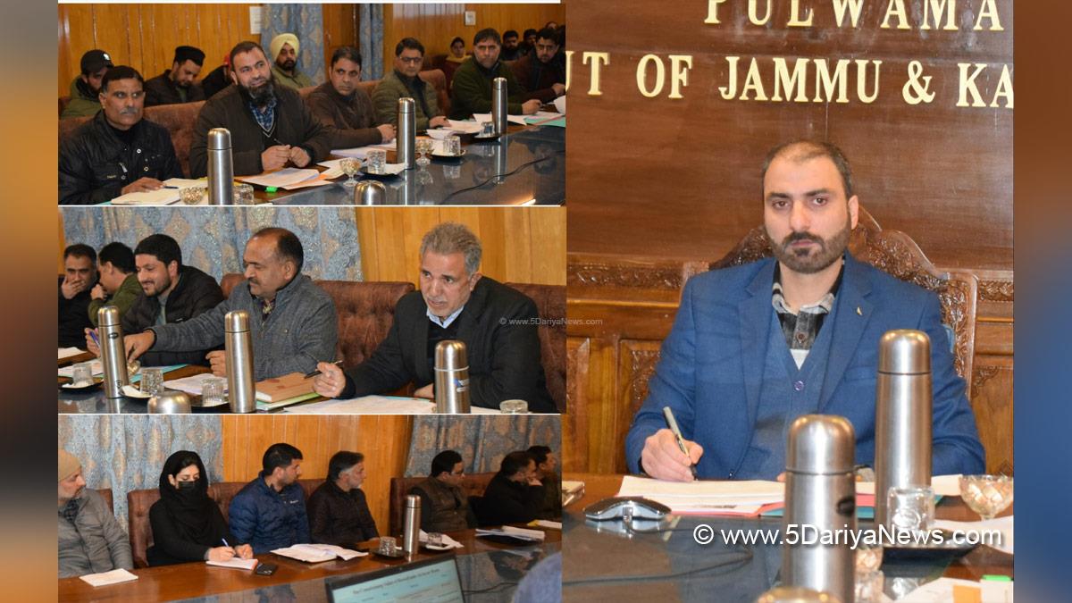 Dr Basharat Qayoom, Dr. Basharat Qayoom, Pulwama, Deputy Commissioner Pulwama, Kashmir, Jammu And Kashmir, Jammu & Kashmir, District Administration Pulwama, Jal Jeevan Mission, JJM, Water Quality Monitoring and Surveillance, WQMS, Water Supply Schemes, WSS