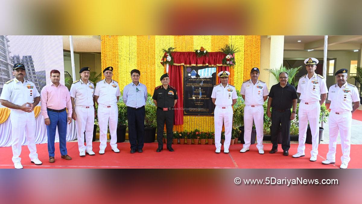 Military, General Anil Chauhan, Chief of Defence Staff & Secretary, Navy, Indian Navy, Krishna Swaminathan, Vice Chief of the Naval Staff, Karwar, Karnataka