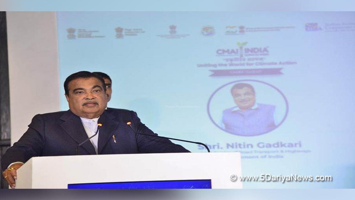 Nitin Gadkari, Nitin Jairam Gadkari, BJP, Bharatiya Janata Party, Union Minister of Road Transport & Highways, Indian Institute of Corporate Affairs, IICA, Carbon Market Association of India, CMAI