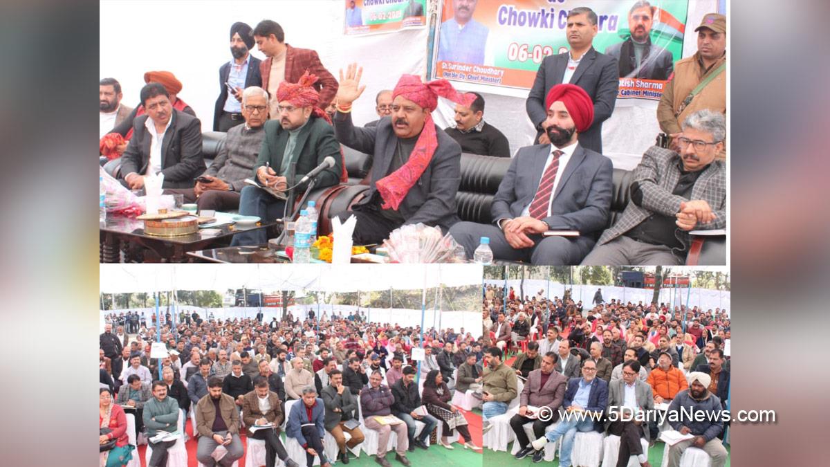 Surinder Kumar Choudhary, Jammu and Kashmir National Conference, National Conference, Kashmir, Jammu And Kashmir, Jammu & Kashmir, Satish Sharma