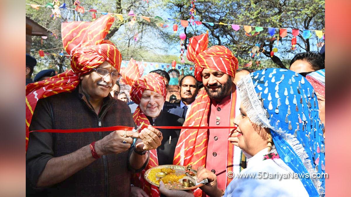 Gajendra Singh Shekhawat, Nayab Singh Saini, Haryana, Bharatiya Janata Party, BJP, Haryana Chief Minister, Chief Minister of Haryana, BJP Haryana, Dr. Arvind Sharma, Vipul Goel,Krishan Kumar Bedi, Rajesh Nagar, Faridabad, 38th Surajkund International Crafts Mela, Surajkund International Crafts Mela