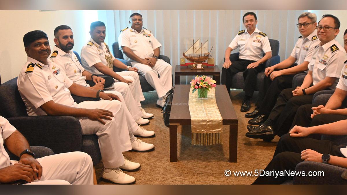 Military, Singapore, Navy, Indian Navy, INS Sujata, INS Shardul, ICGS Veera, Changi Naval Base