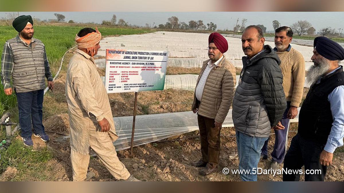 Arvinder Singh Reen, Agriculture, Director Agriculture Jammu, Srinagar, Kashmir, Jammu And Kashmir, Jammu & Kashmir, Kashmir Valley