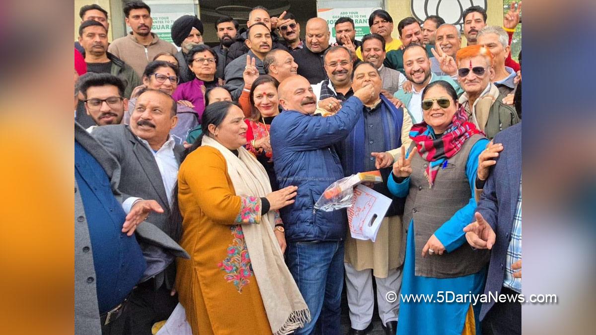 Sat Sharma, BJP J&K President, Jammu And Kashmir, Jammu & Kashmir, Jammu, Bharatiya Janata Party, BJP, BJP J&K, Yudhvir Sethi, Trikuta Nagar