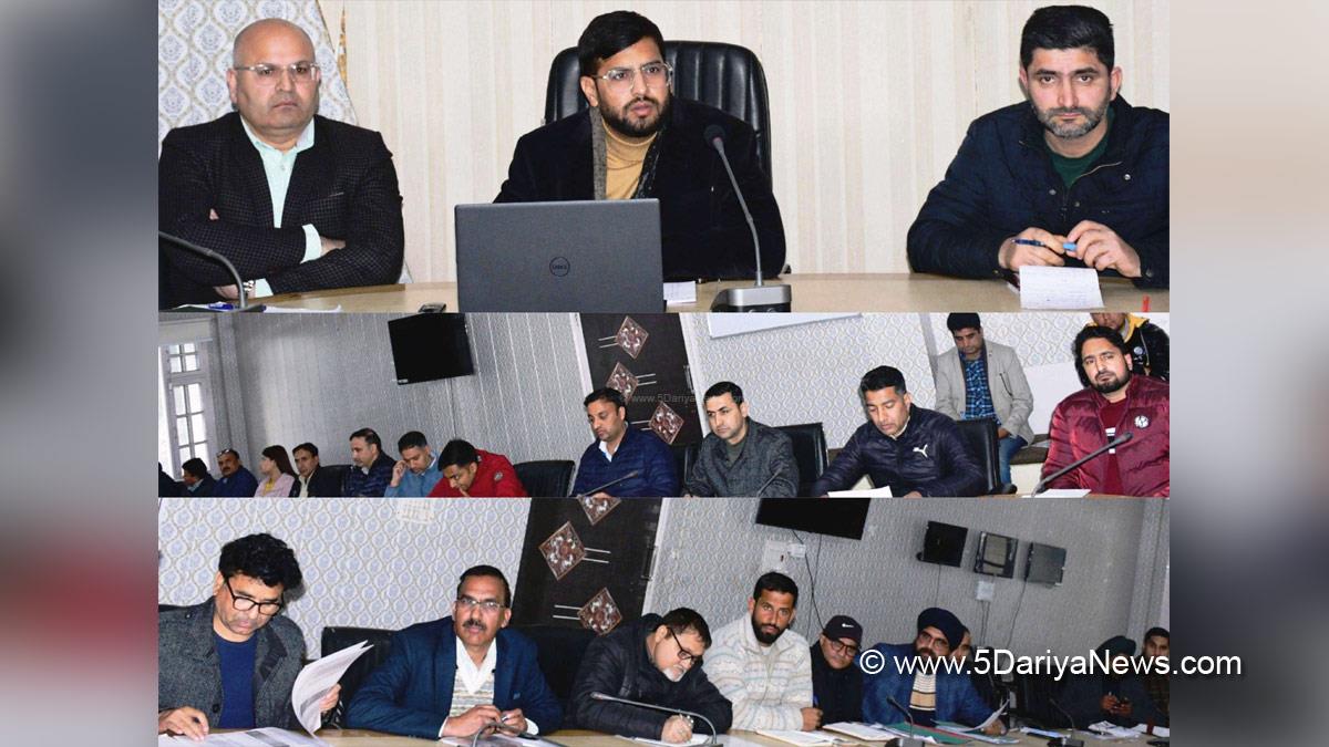 Abhishek Sharma, Rajouri, DDC Rajouri, District Development Commissioner Rajouri, Kashmir, Jammu And Kashmir, Jammu & Kashmir, District Administration Rajouri