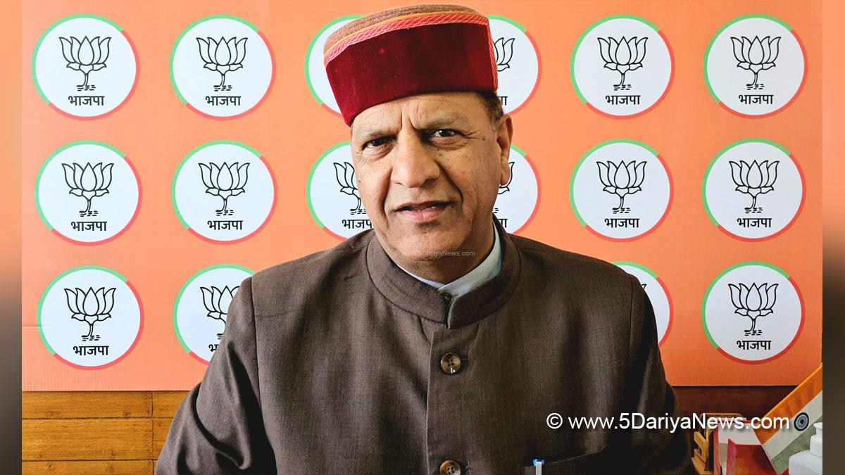 Rajeev Bindal, Himachal Pradesh, Himachal, Bharatiya Janata Party, BJP, BJP Himachal, Shimla, BJP Himachal Pradesh