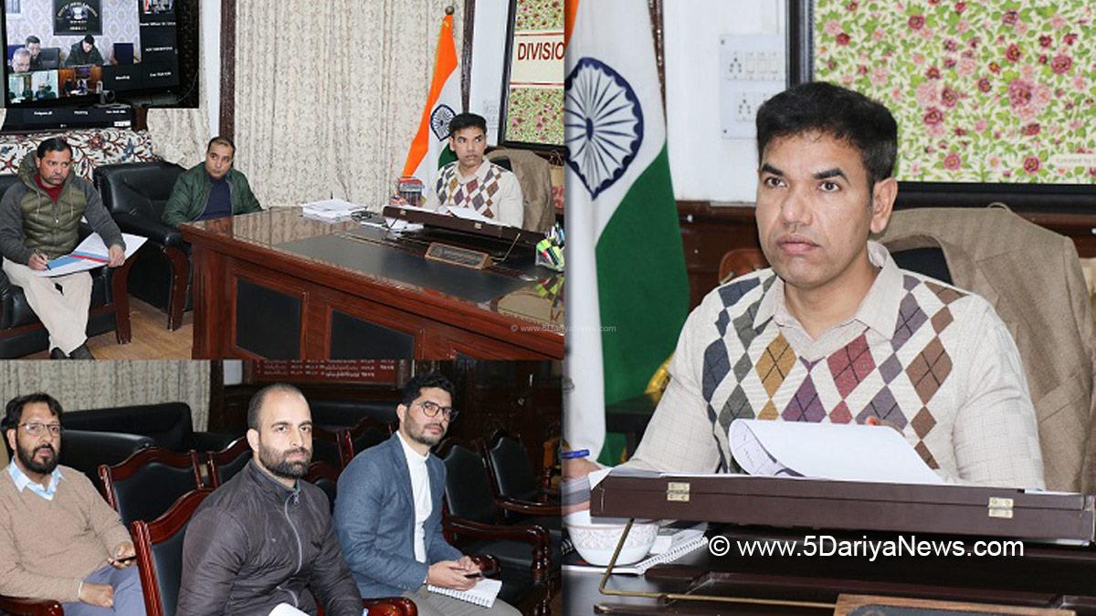 Vijay Kumar Bidhuri, Srinagar, DDC Kashmir, Divisional Commissioner Kashmir, Jammu, Kashmir, Jammu And Kashmir, Jammu & Kashmir, District Administration Srinagar, Srinagar Metropolitan Regional Development Authority, SMRDA