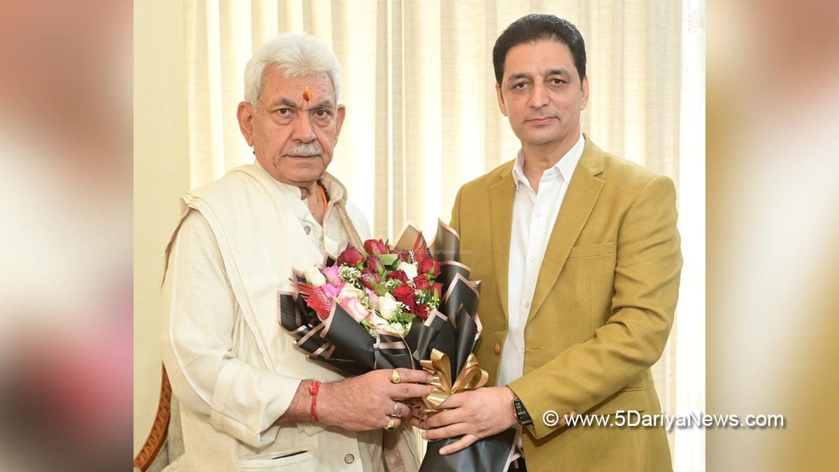 Manoj Sinha, Lieutenant Governor J&K, Raj Bhavan, Jammu, Srinagar, Kashmir, Jammu And Kashmir, Jammu & Kashmir, MLA Doda West, Shakti Raj Parihar