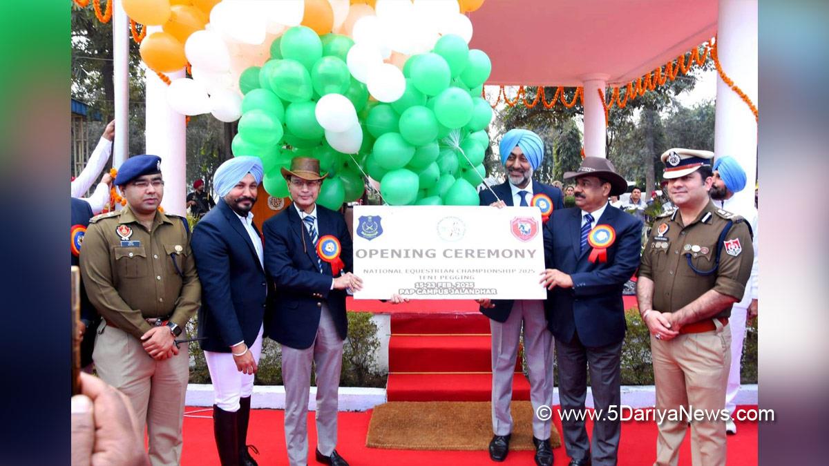 Gaurav Yadav, Punjab Police, Police, Punjab Admin, Director General of Police Punjab, DGP Punjab, National Equestrian Championship 2025, Jalandhar