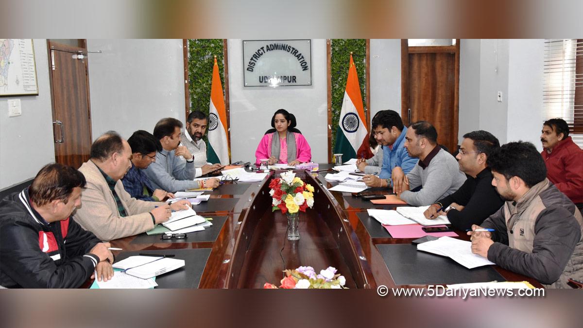 Saloni Rai, Udhampur, DDC Udhampur, District Development Commissioner Udhampur, Kashmir, Jammu And Kashmir, Jammu & Kashmir, District Administration Udhampur