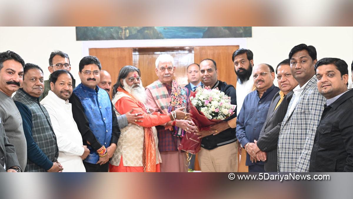 Manoj Sinha, Lieutenant Governor J&K, Raj Bhavan, Jammu, Srinagar, Kashmir, Jammu And Kashmir, Jammu & Kashmir, Shri Amarnathji Yatra Bhandara Organisation, SAYBO, Shri Amarnath Ji Yatra, Shri Amarnathji Yatra 2025, Amarnathji Yatra, Amarnathji Yatra 2025, Shri Amarnath Ji Pilgrimage, Shri Amarnathji Shrine Board, SASB, SANJY 2025