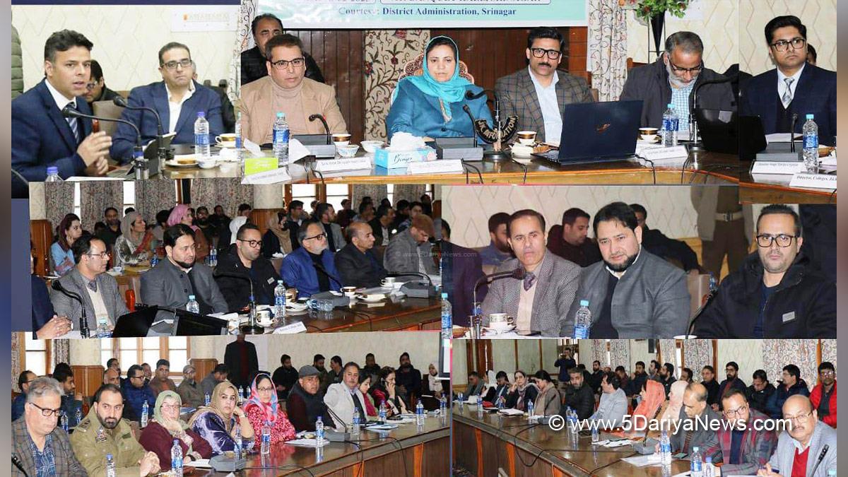 Sakina Itoo, Jammu and Kashmir National Conference, National Conference, Kashmir, Jammu And Kashmir, Jammu & Kashmir, Mubarak Gul, Dr. Bilal Mohi-Ud-Din Bhat, Srinagar, Deputy Commissioner Srinagar, Dr Owais Ahmad