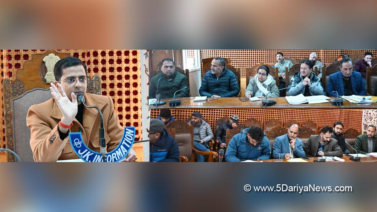 Shishir Gupta, Shopian, DDC Shopian, District Development Commissioner Shopian, Kashmir, Jammu And Kashmir, Jammu & Kashmir, District Administration Shopian